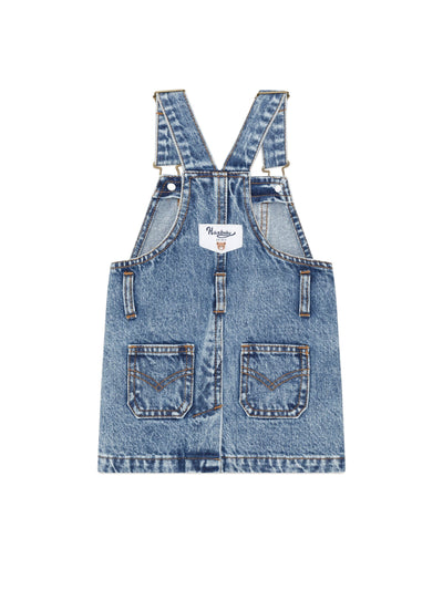 Huxbaby - Dreamy Denim Pinafore - HB1145W25 Sleeveless Dress Huxbaby 