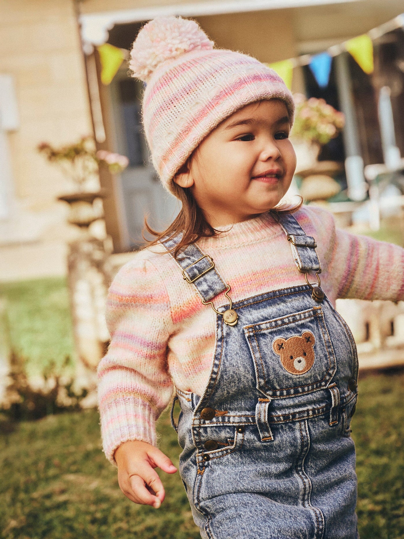 Huxbaby - Dreamy Denim Pinafore - HB1145W25 Sleeveless Dress Huxbaby 