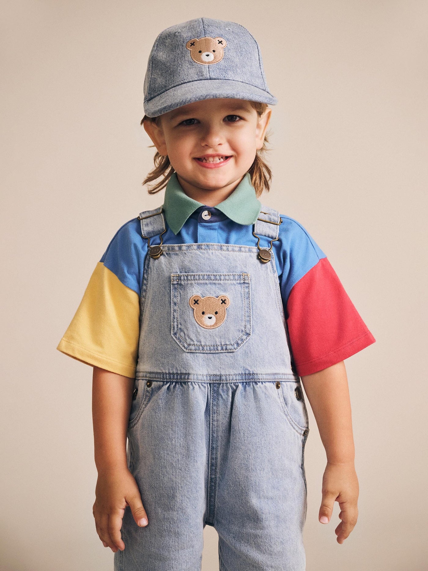 Huxbaby - Dreamy Denim Short Overalls - HB0044S25 Overalls Huxbaby 