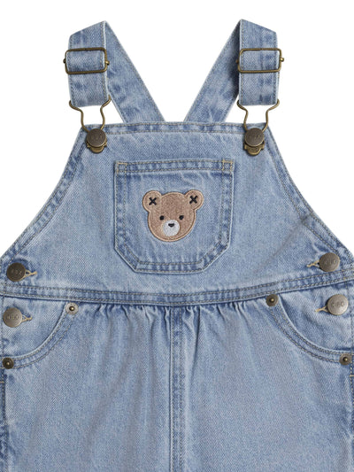 Huxbaby - Dreamy Denim Short Overalls - HB0044S25 Overalls Huxbaby 