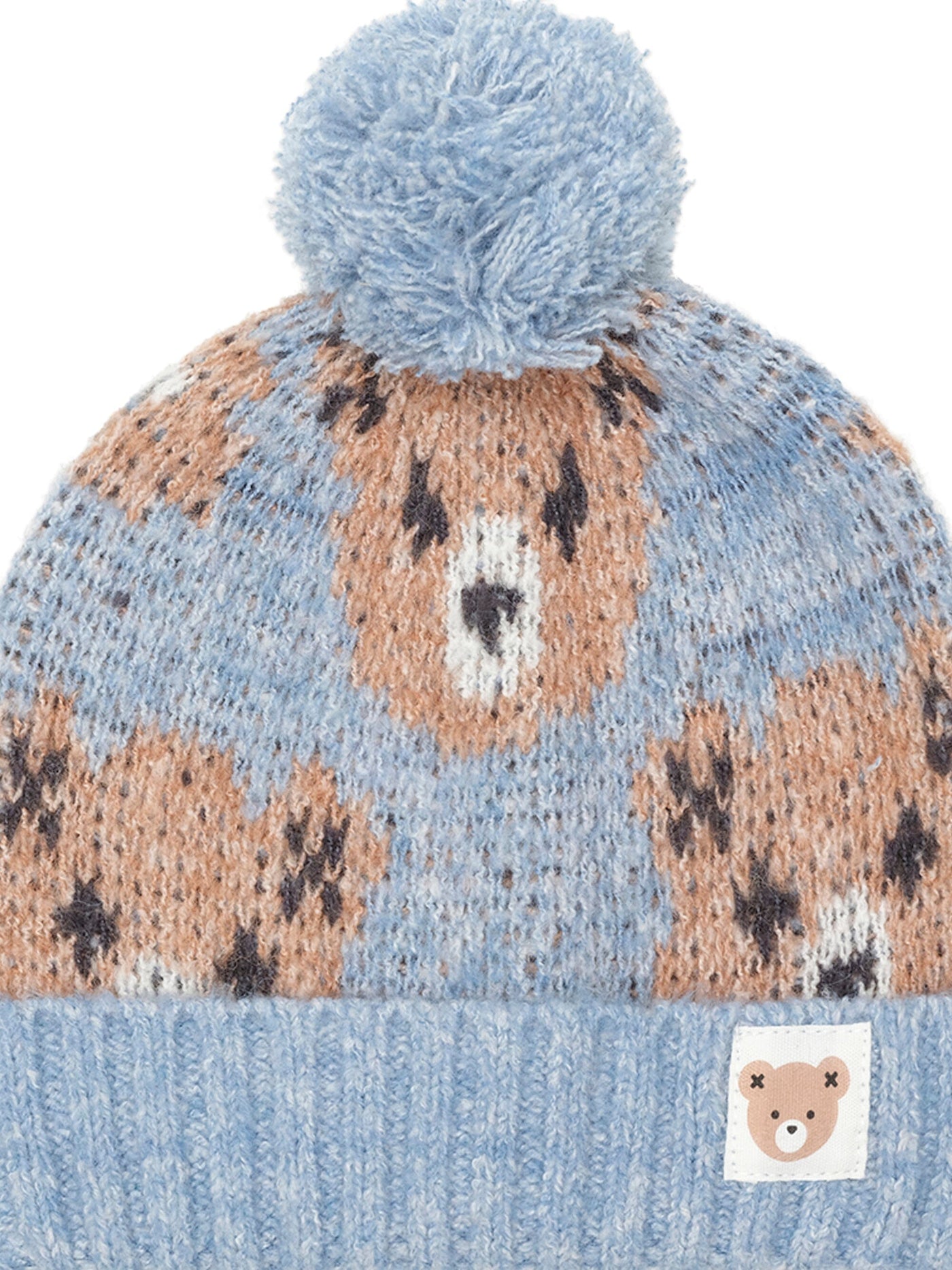 Huxbaby - Dusk Blue Huxbear Knit Beanie - HB8049W25 Beanie Huxbaby 