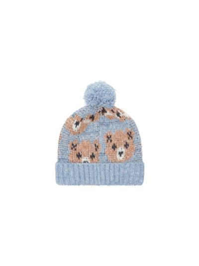 Huxbaby - Dusk Blue Huxbear Knit Beanie - HB8049W25 Beanie Huxbaby 