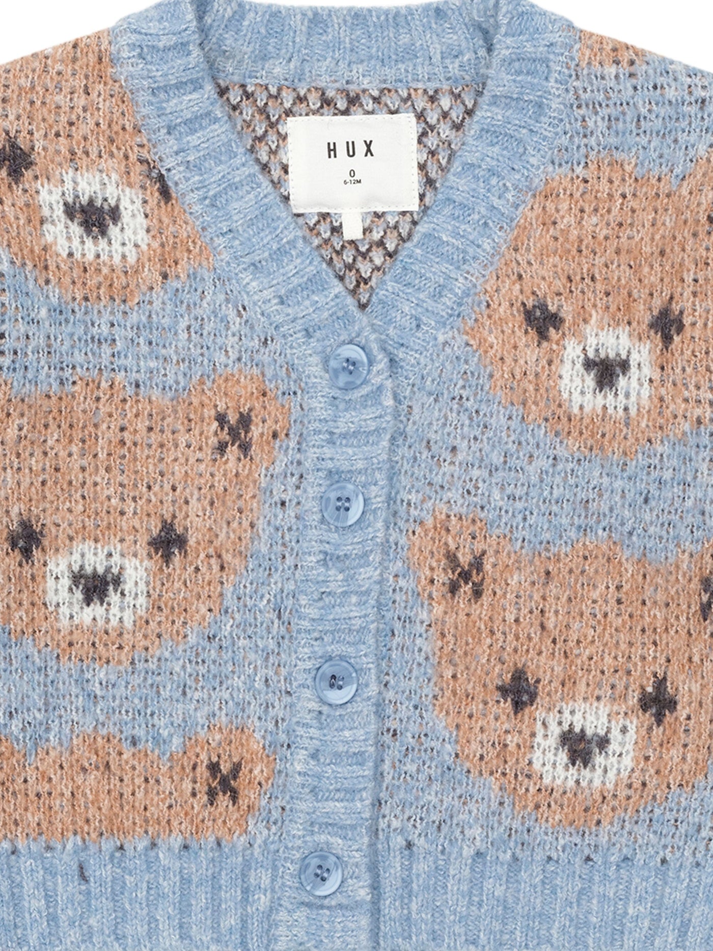 Huxbaby - Dusk Blue Huxbear Knit Cardi - HB5042W25 Cardigan Huxbaby 