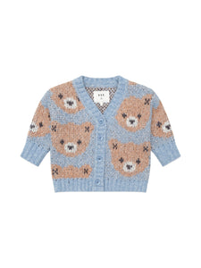 Huxbaby - Dusk Blue Huxbear Knit Cardi - HB5042W25