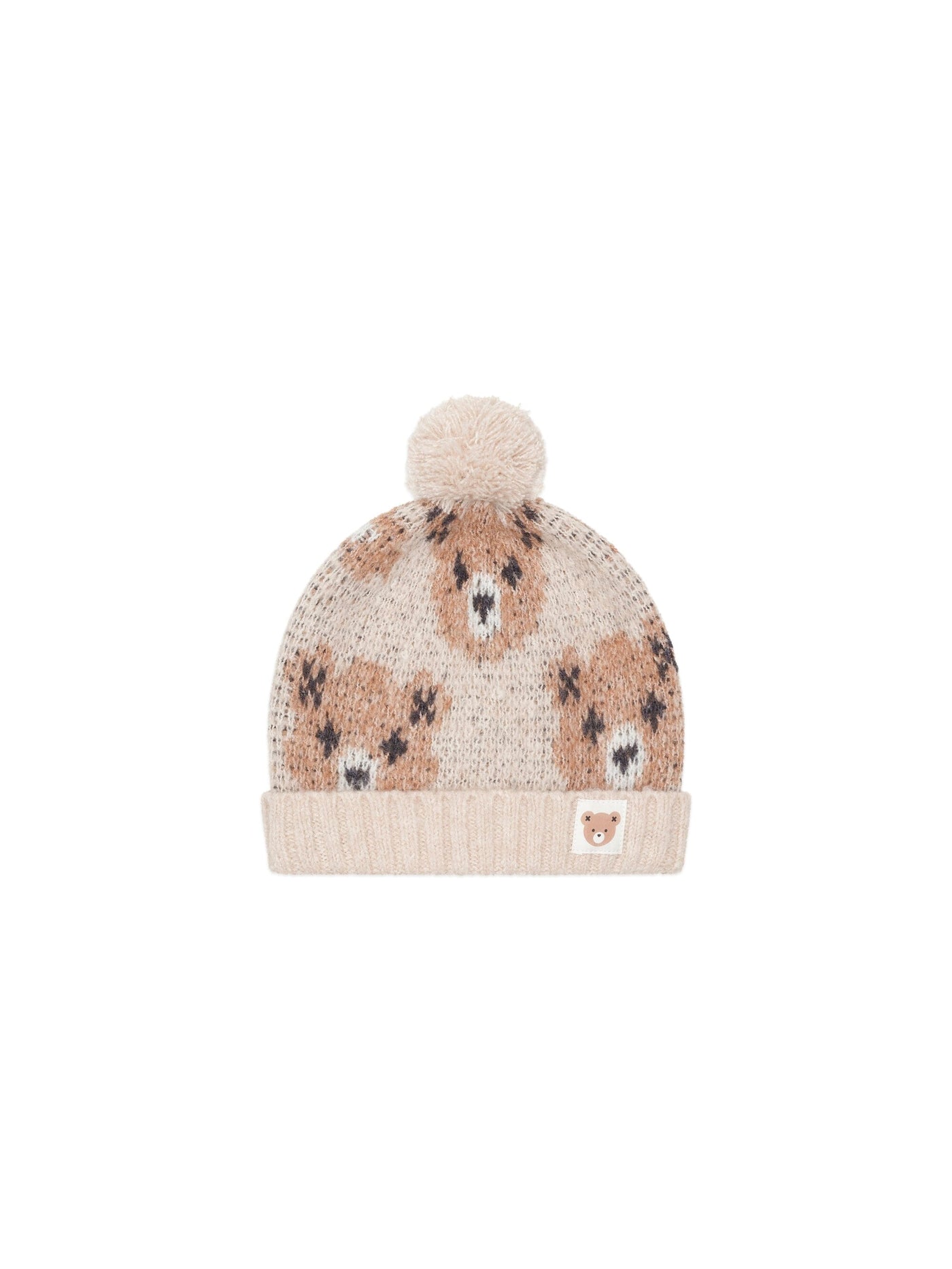 Huxbaby - Ecru Huxbear Knit Beanie - HB8359W25 Beanie Huxbaby 