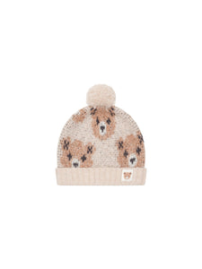 Huxbaby - Ecru Huxbear Knit Beanie - HB8359W25