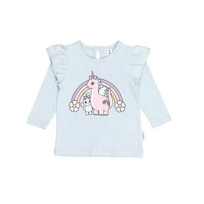 Huxbaby Enchanted Friends Frill Top HB2108W24 Long Sleeve Top Huxbaby 