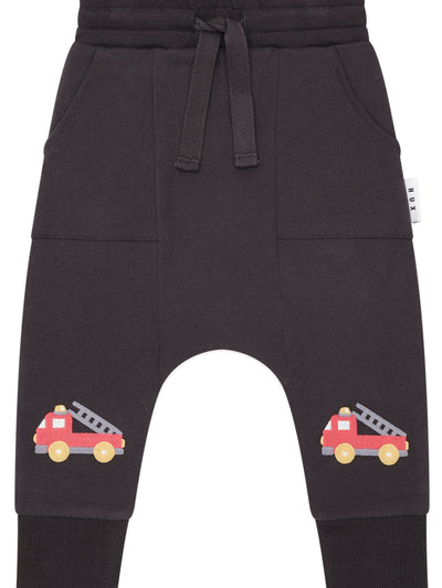 Huxbaby - Fire Truck Drop Crotch Pant - HB6080W25 Pants Huxbaby 