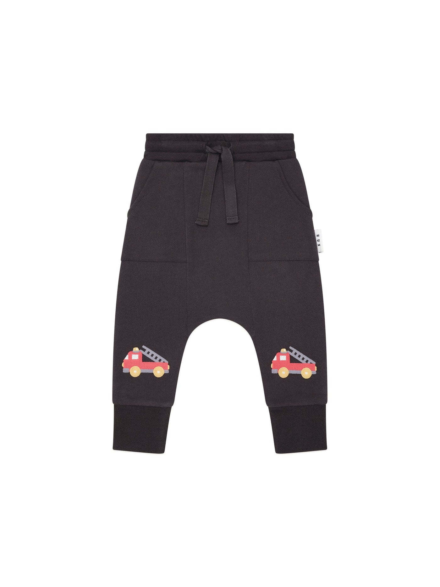 Huxbaby - Fire Truck Drop Crotch Pant - HB6080W25 Pants Huxbaby 