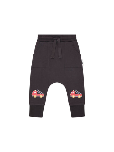 Huxbaby - Fire Truck Drop Crotch Pant - HB6080W25 Pants Huxbaby 