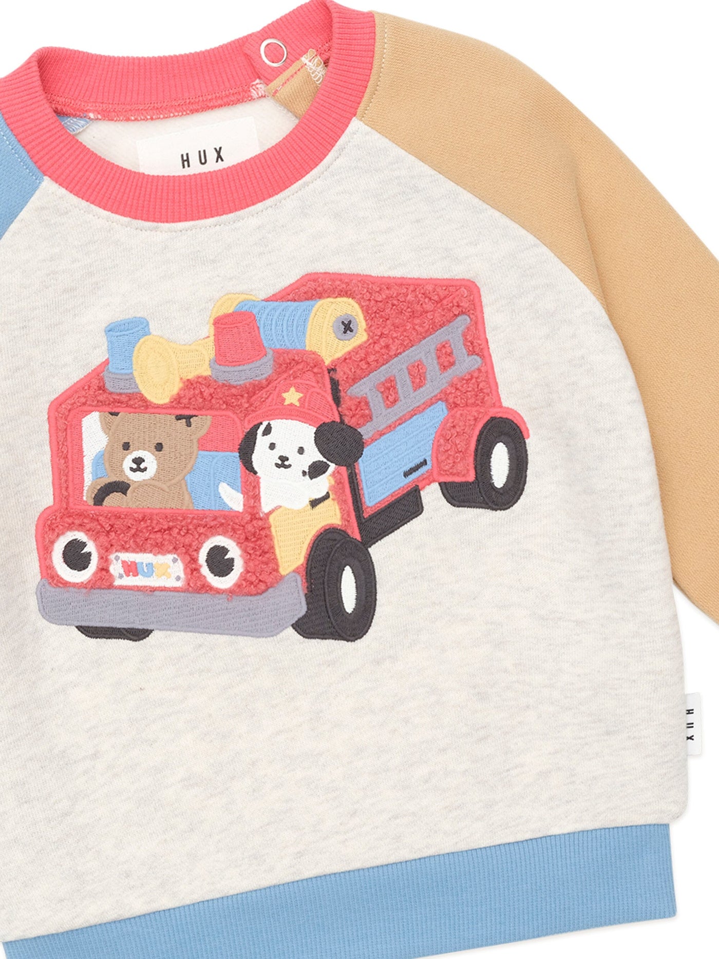 Huxbaby - Fire Truck Hux Sweatshirt - HB3073W25 Jumper Huxbaby 