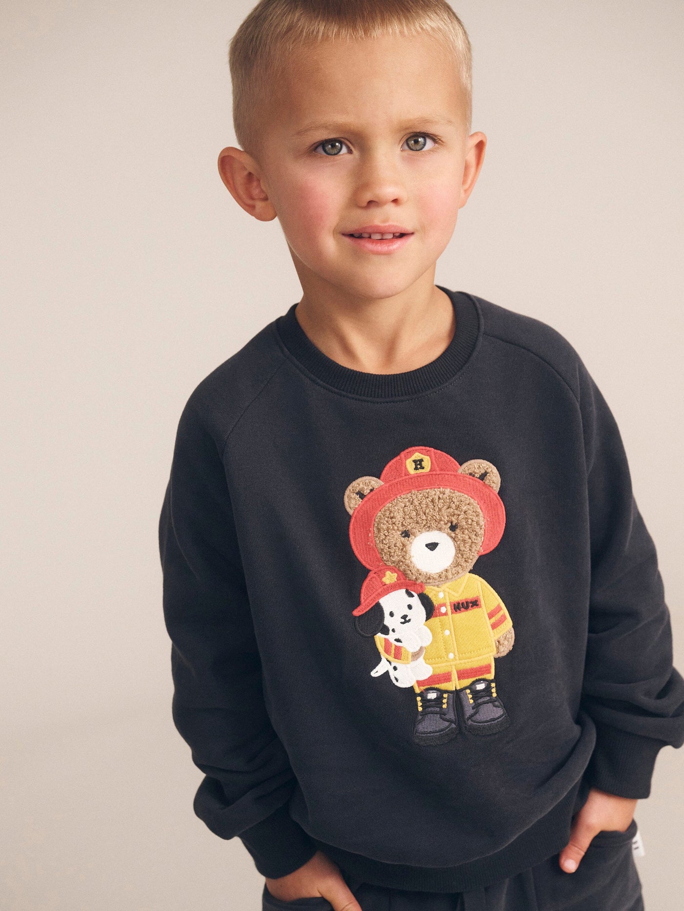 Huxbaby - Fireman Hux Sweatshirt - HB3071W25 Jumper Huxbaby 