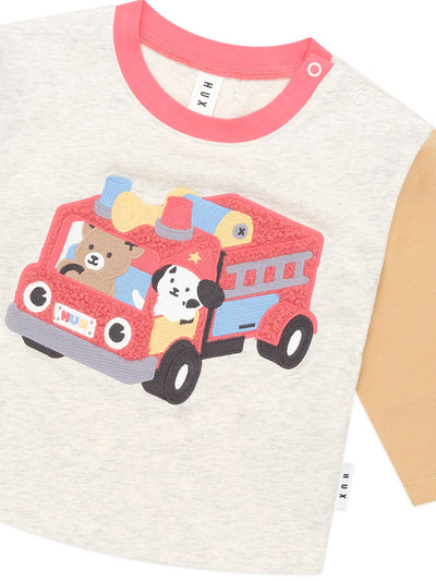 Huxbaby - Firetruck Hux Top - HB2092W25 Long Sleeve Top Huxbaby 