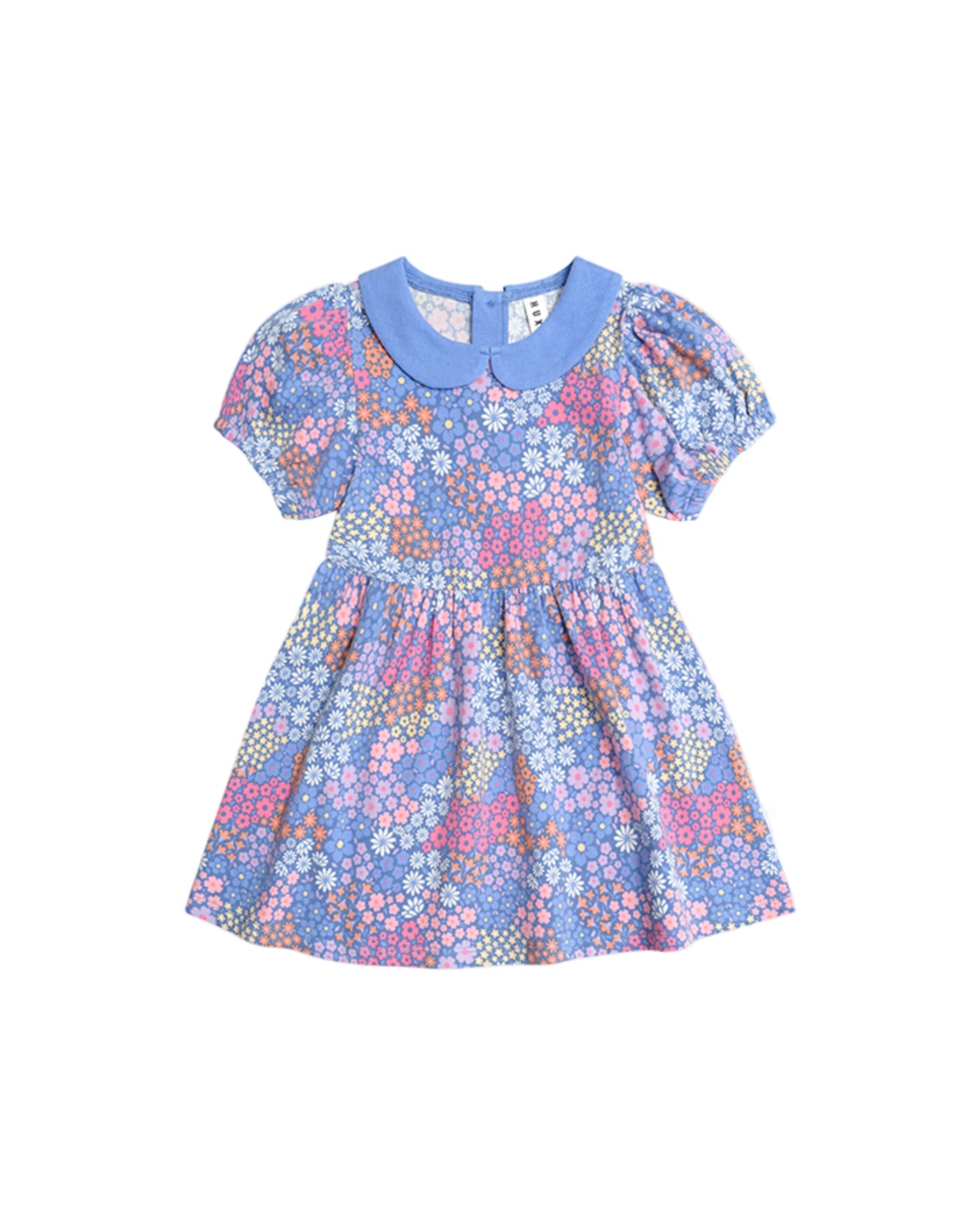 Huxbaby - Floral Bloom Puff Sleeve Dress - HB1248S25 Short Sleeve Dress Huxbaby 