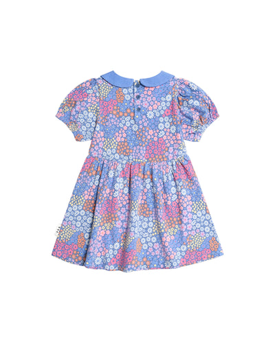 Huxbaby - Floral Bloom Puff Sleeve Dress - HB1248S25 Short Sleeve Dress Huxbaby 