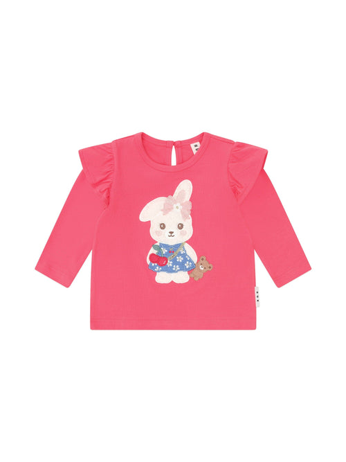 Huxbaby - Flower Field Bunny Frill Top