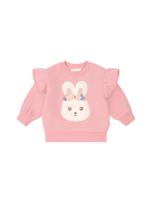 Huxbaby - Flower Field Bunny Sweatshirt