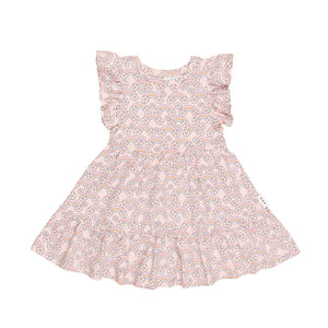 Huxbaby - Flowerbow Frill Dress - HB1032W24