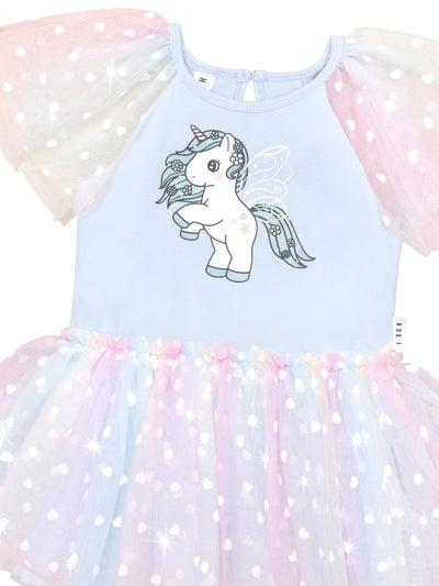 Huxbaby - Flutter Unicorn Ballet Dress - HB1232S24 Tutu Dress Huxbaby 