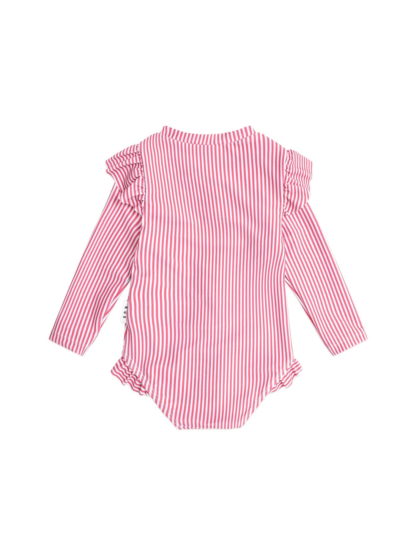 Huxbaby - Frill Swimsuit Cherry Pie Stripe - HB7185S25 One-Piece Swimsuit Huxbaby 