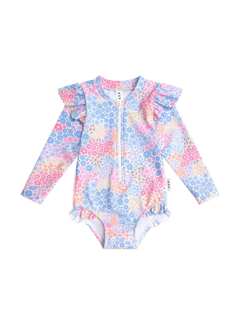 Huxbaby - Frill Swimsuit Floral Bloom - HB7291S25