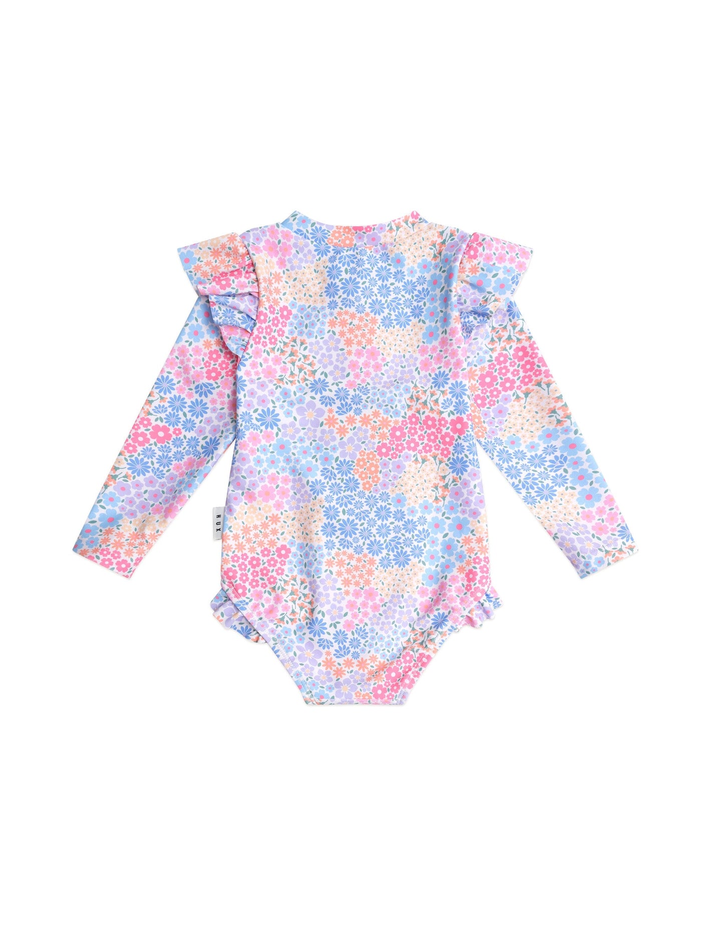 Huxbaby - Frill Swimsuit Floral Bloom - HB7291S25 One-Piece Swimsuit Huxbaby 