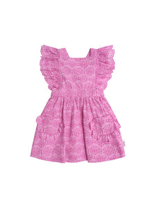 Huxbaby - Frilly Broderie Pinafore Dress - HB1249S25