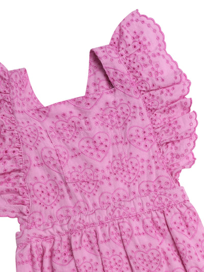 Huxbaby - Frilly Broderie Playsuit - HB0241S25 Playsuit Huxbaby 