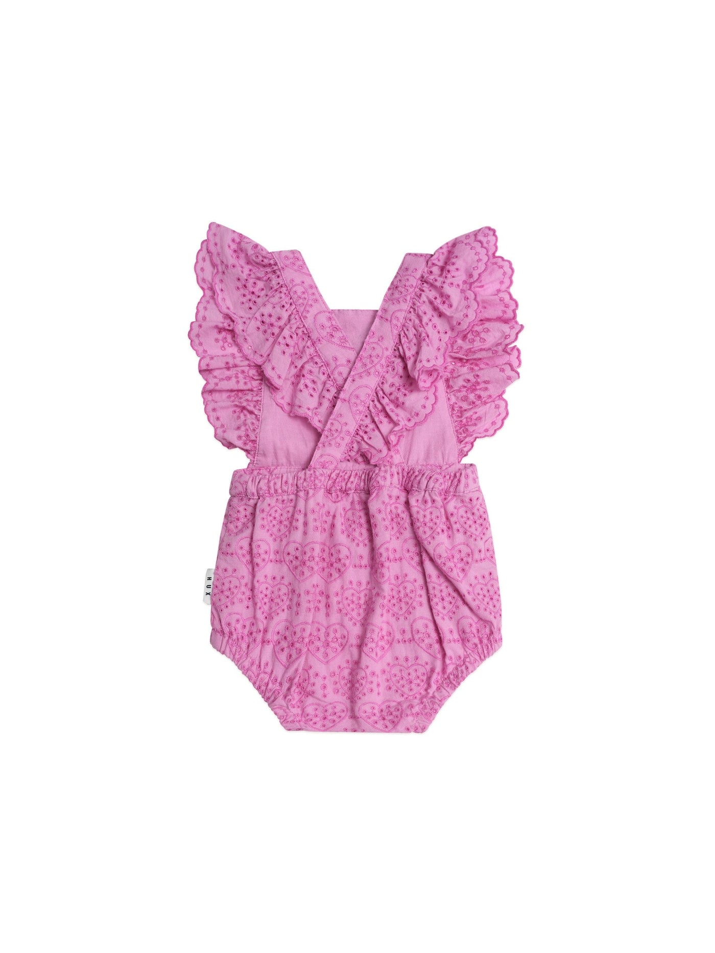 Huxbaby - Frilly Broderie Playsuit - HB0241S25 Playsuit Huxbaby 