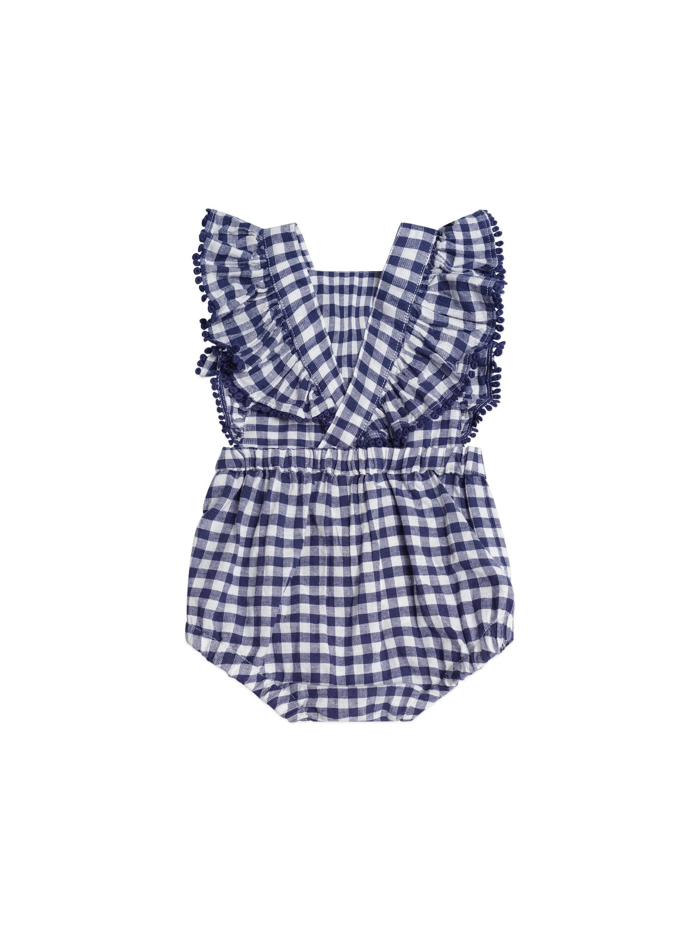 Huxbaby - Frilly Playsuit Cherry Pie Check - HB0304S25 Playsuit Huxbaby 