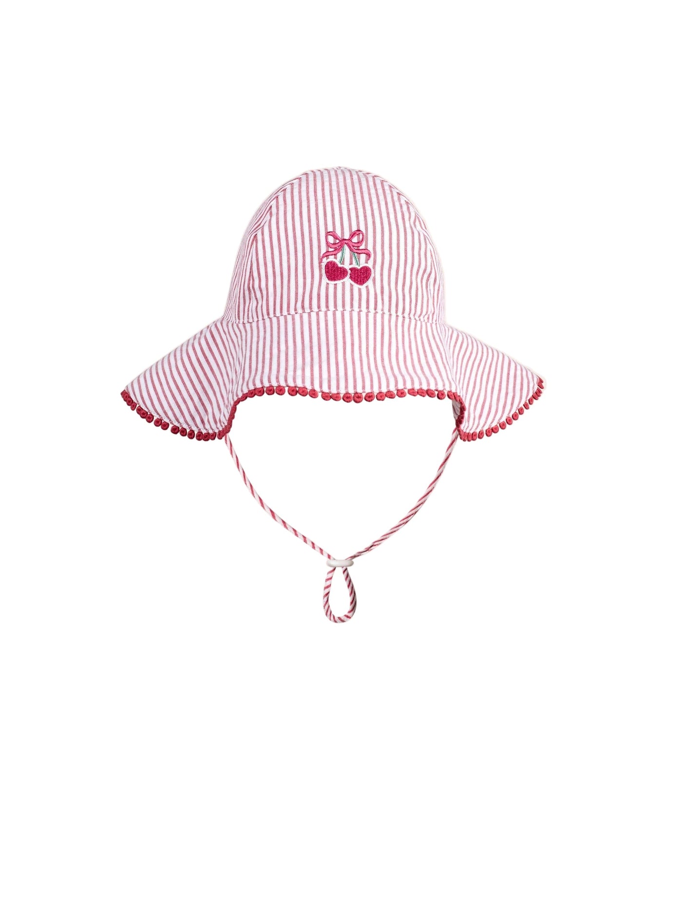 Huxbaby - Frilly Sunhat Cherry Pie Stripe - HB8311S25 Hats Huxbaby 