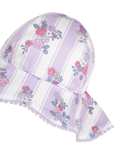 Huxbaby - Frilly Sunhat Vintage Bloom - HB8015S25 Hats Huxbaby 