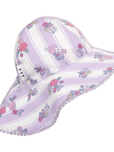 Huxbaby - Frilly Sunhat Vintage Bloom - HB8015S25 Hats Huxbaby 