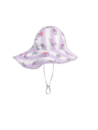 Huxbaby - Frilly Sunhat Vintage Bloom - HB8015S25 Hats Huxbaby 