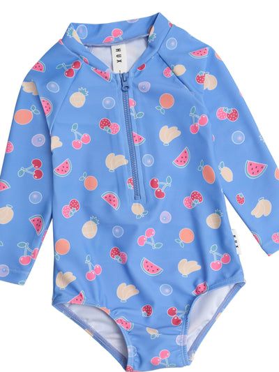 Huxbaby - Fruit Emoji Zip Swimsuit - HB7184S25 One-Piece Swimsuit Huxbaby 