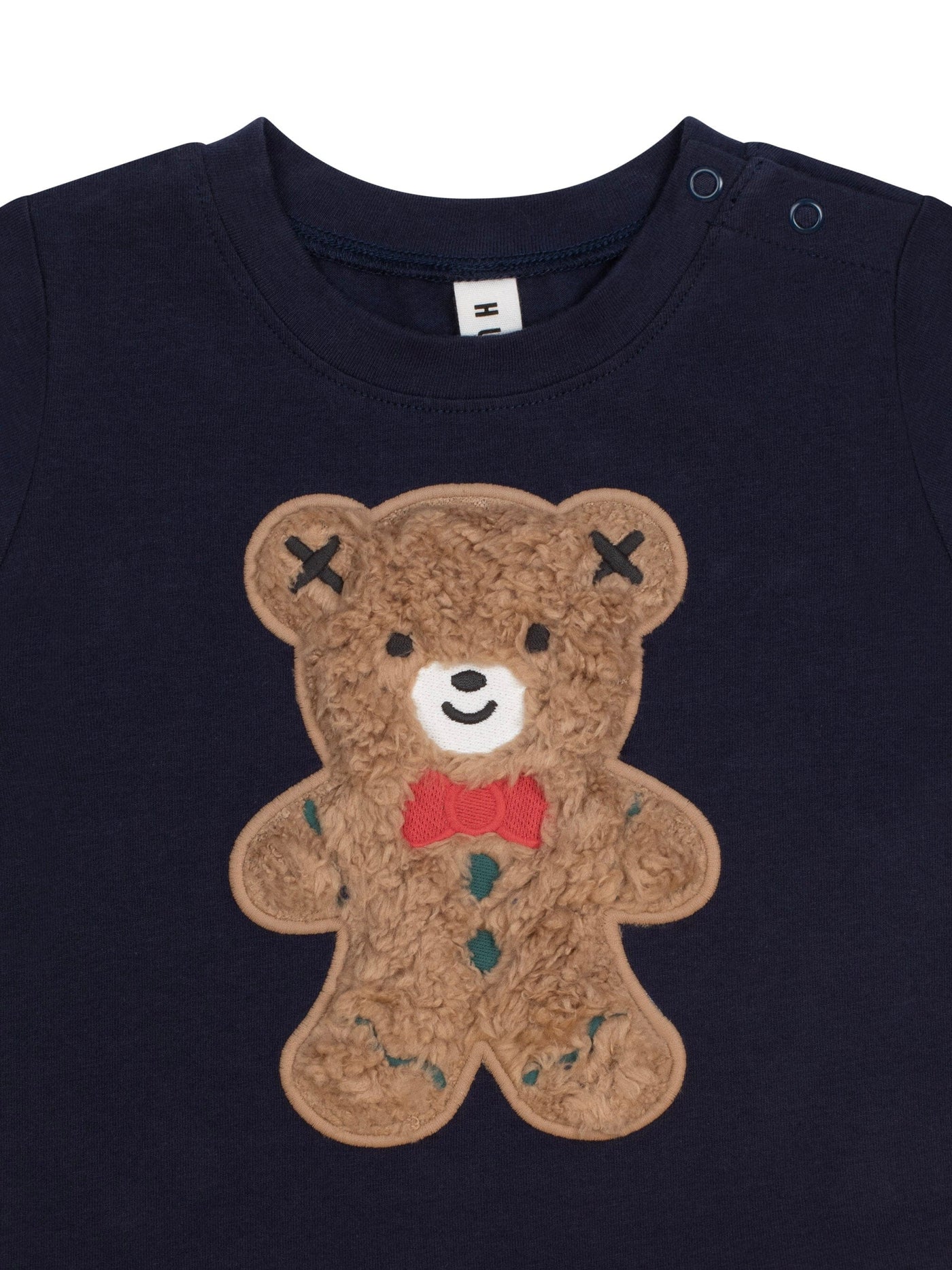 Huxbaby - Furry Gingerbread Tee - HB2323S25 Short Sleeve T-Shirt Huxbaby 