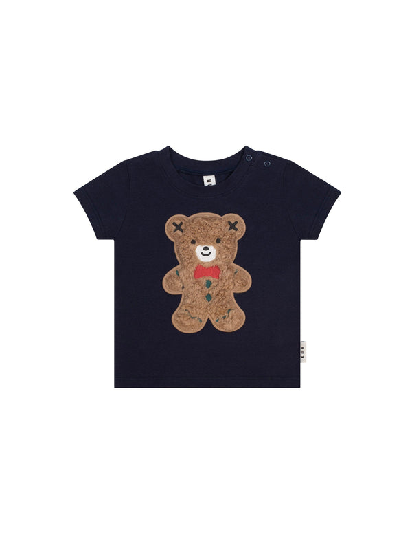 Huxbaby - Furry Gingerbread Tee - HB2323S25 Short Sleeve T-Shirt Huxbaby 