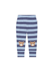 Huxbaby - Furry Hux Bear Blue Stripe Legging - HB6062W25