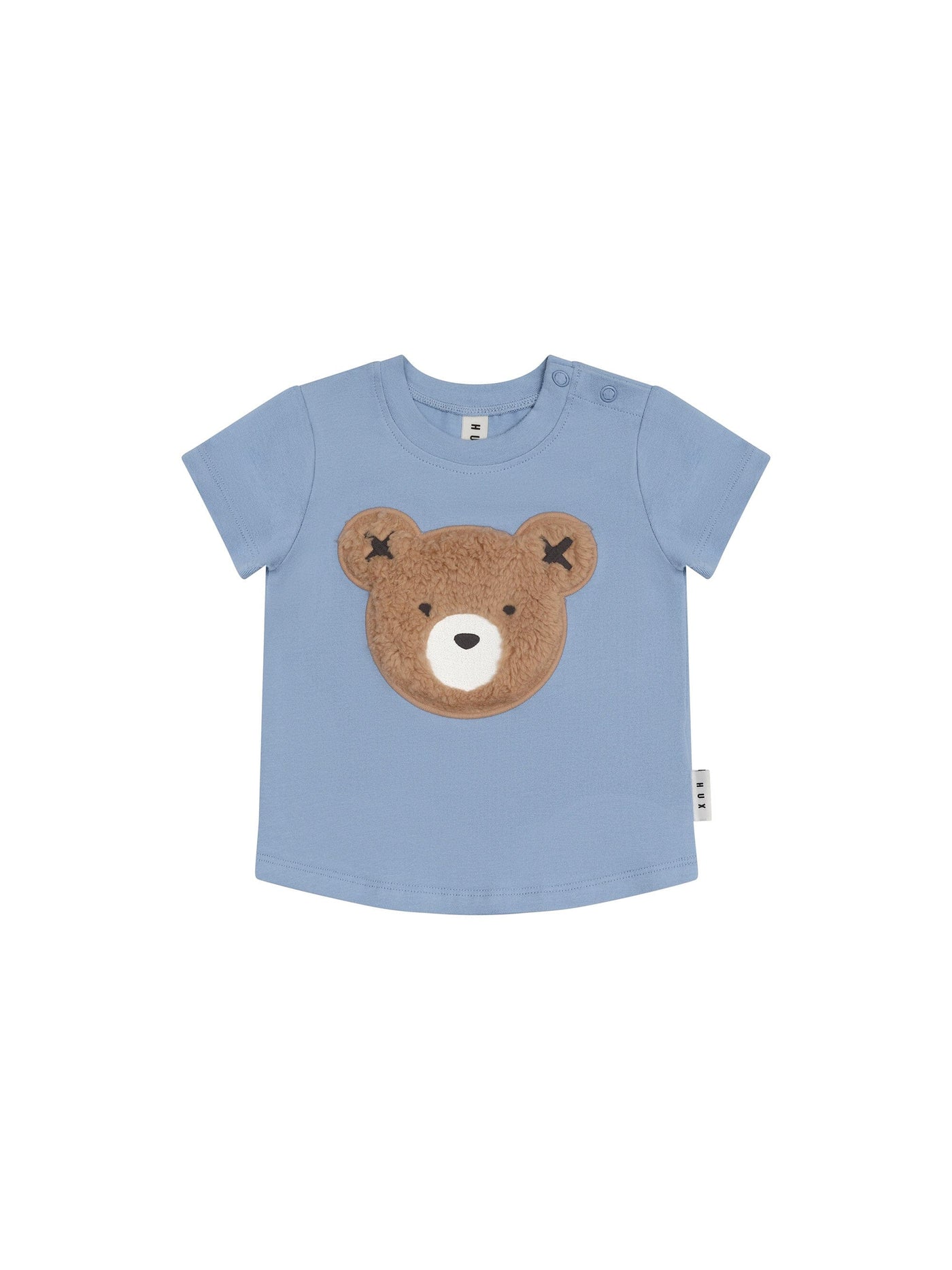 Huxbaby - Furry Hux T-Shirt Cornflower - HB2027S24 Short Sleeve T-Shirt Huxbaby 