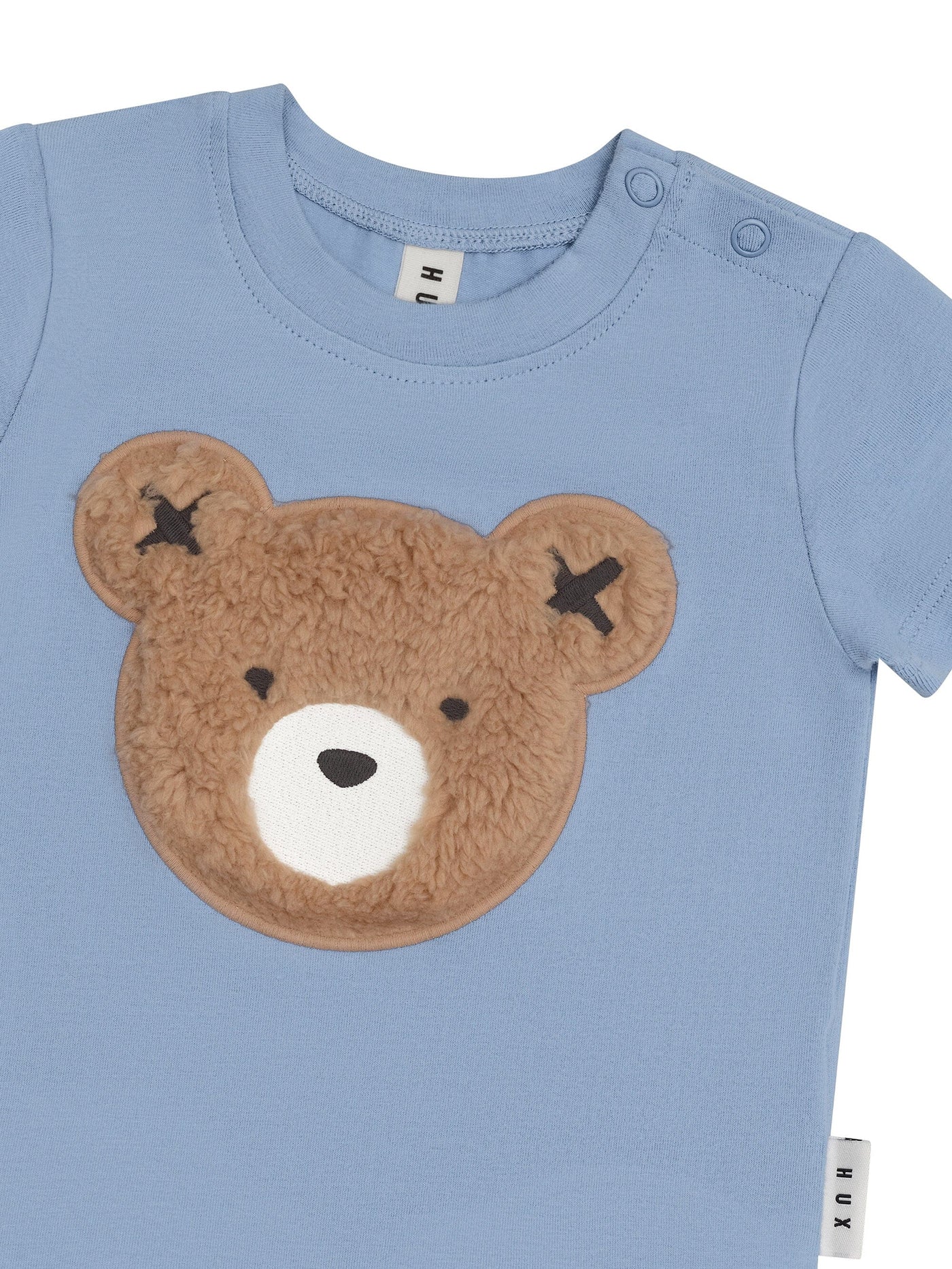 Huxbaby - Furry Hux T-Shirt Cornflower - HB2027S24 Short Sleeve T-Shirt Huxbaby 