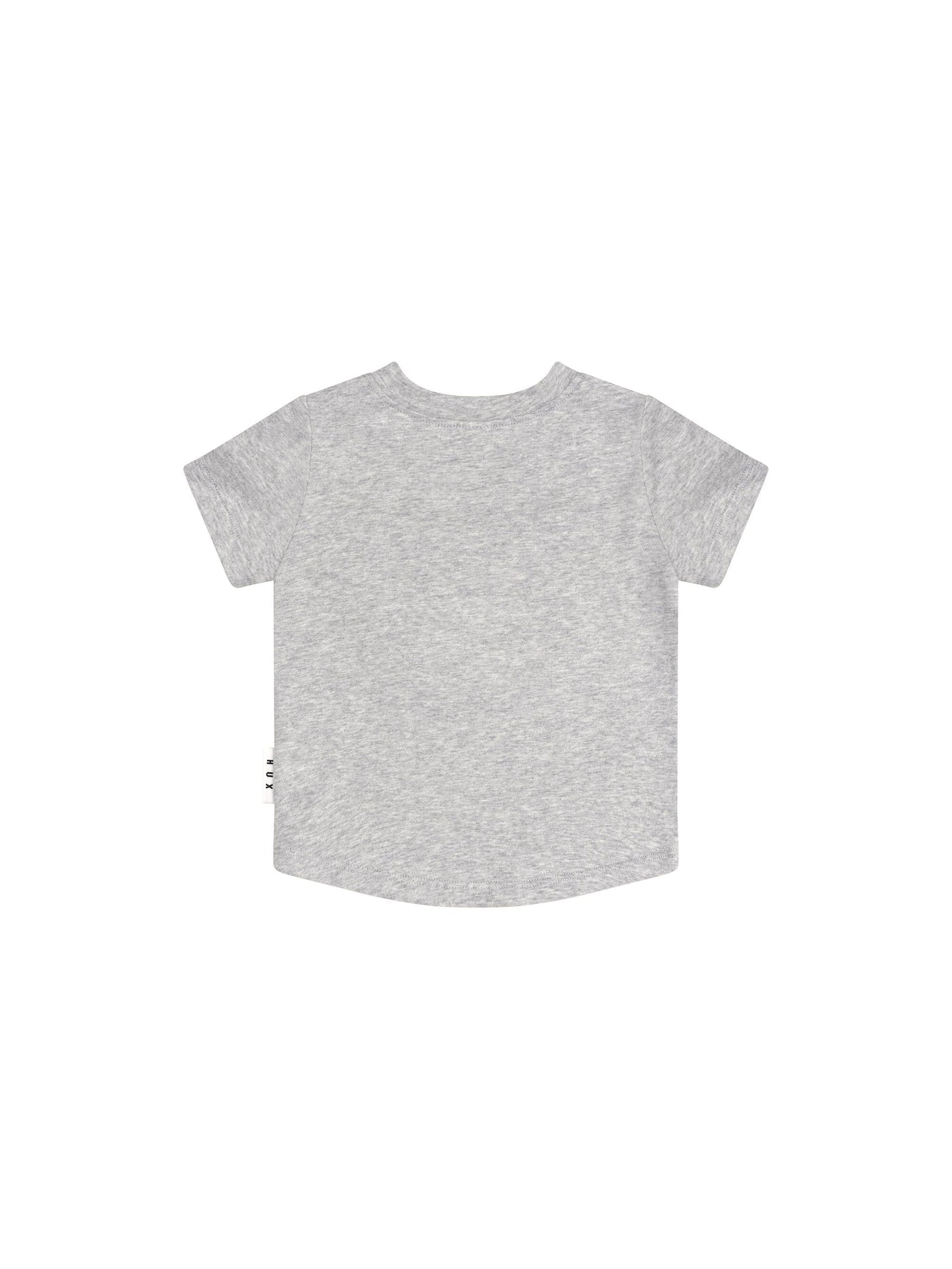 Huxbaby - Furry Hux T-Shirt Grey Marle - HB2029S24 Short Sleeve T-Shirt Huxbaby 