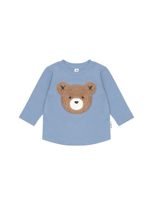 Huxbaby - Furry Hux Top Cornflower - HB2022S24