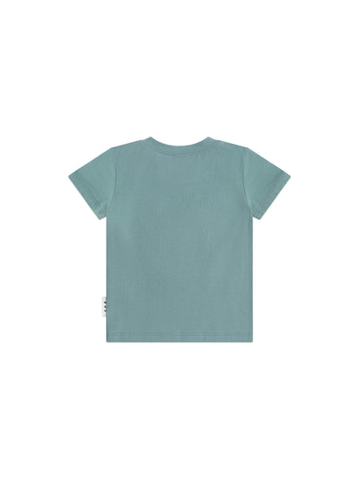 Huxbaby - Furry Huxbear Green Tee - HB2115S25 Short Sleeve T-Shirt Huxbaby 