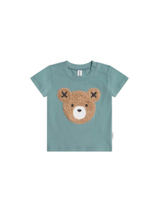 Huxbaby - Furry Huxbear Green Tee - HB2115S25
