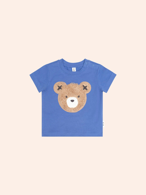 Huxbaby - Furry Huxbear Tee | Cobalt