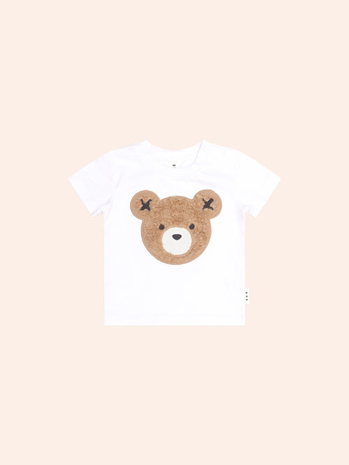 Huxbaby - Furry Huxbear Tee | White