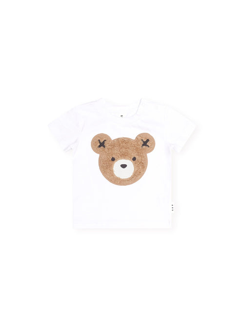 Huxbaby - Furry Huxbear Tee | White