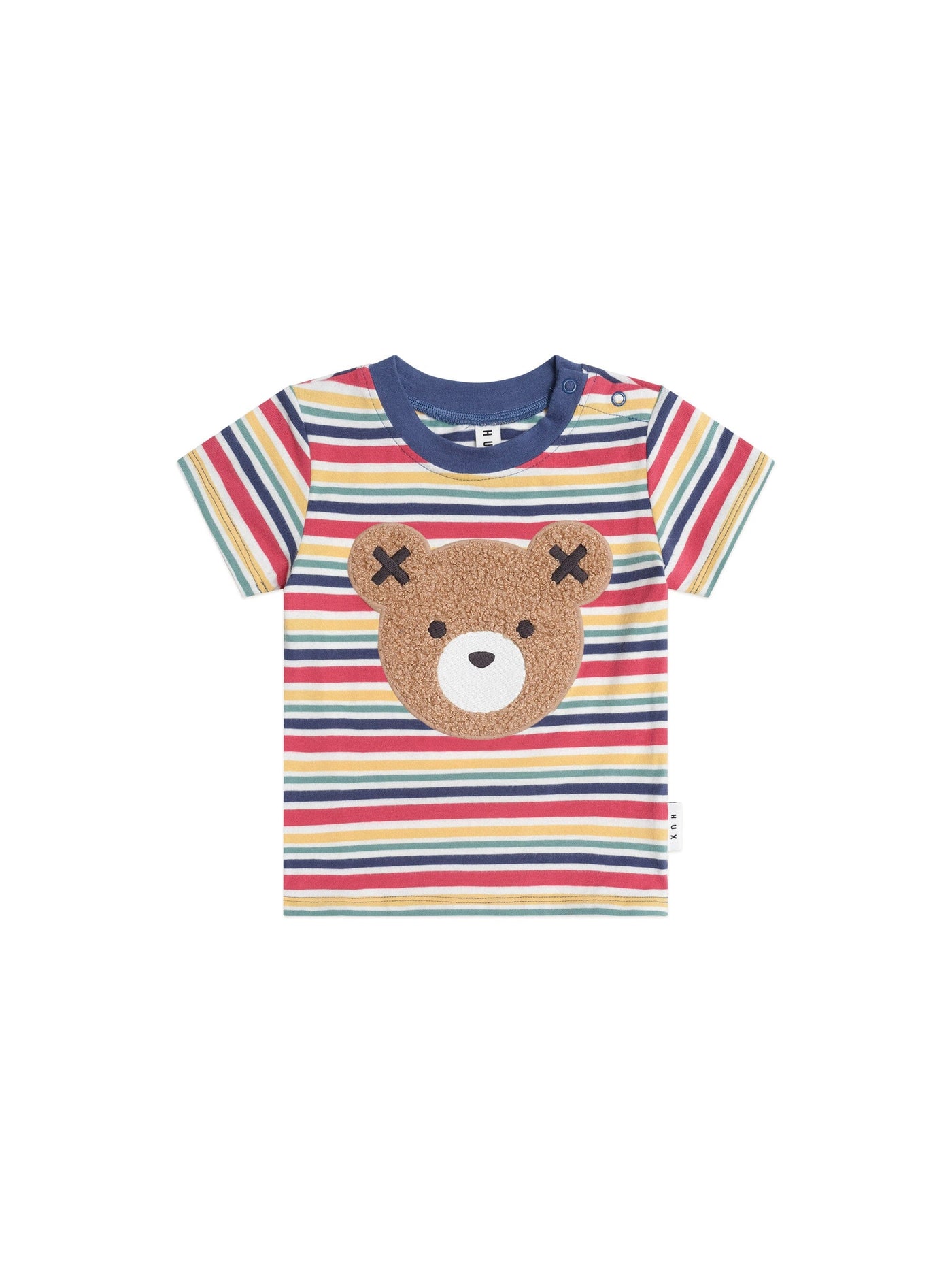 Huxbaby - Furry Huxbear Vintage Stripe - HB2117S25 Short Sleeve T-Shirt Huxbaby 