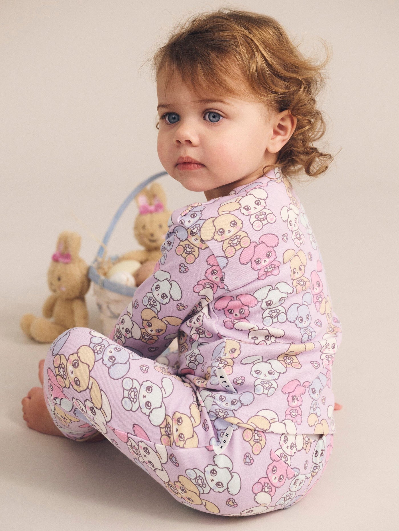 Huxbaby - Gem Bunny Sleep Set - HB9132W25 Long Sleeve Pyjamas Huxbaby 