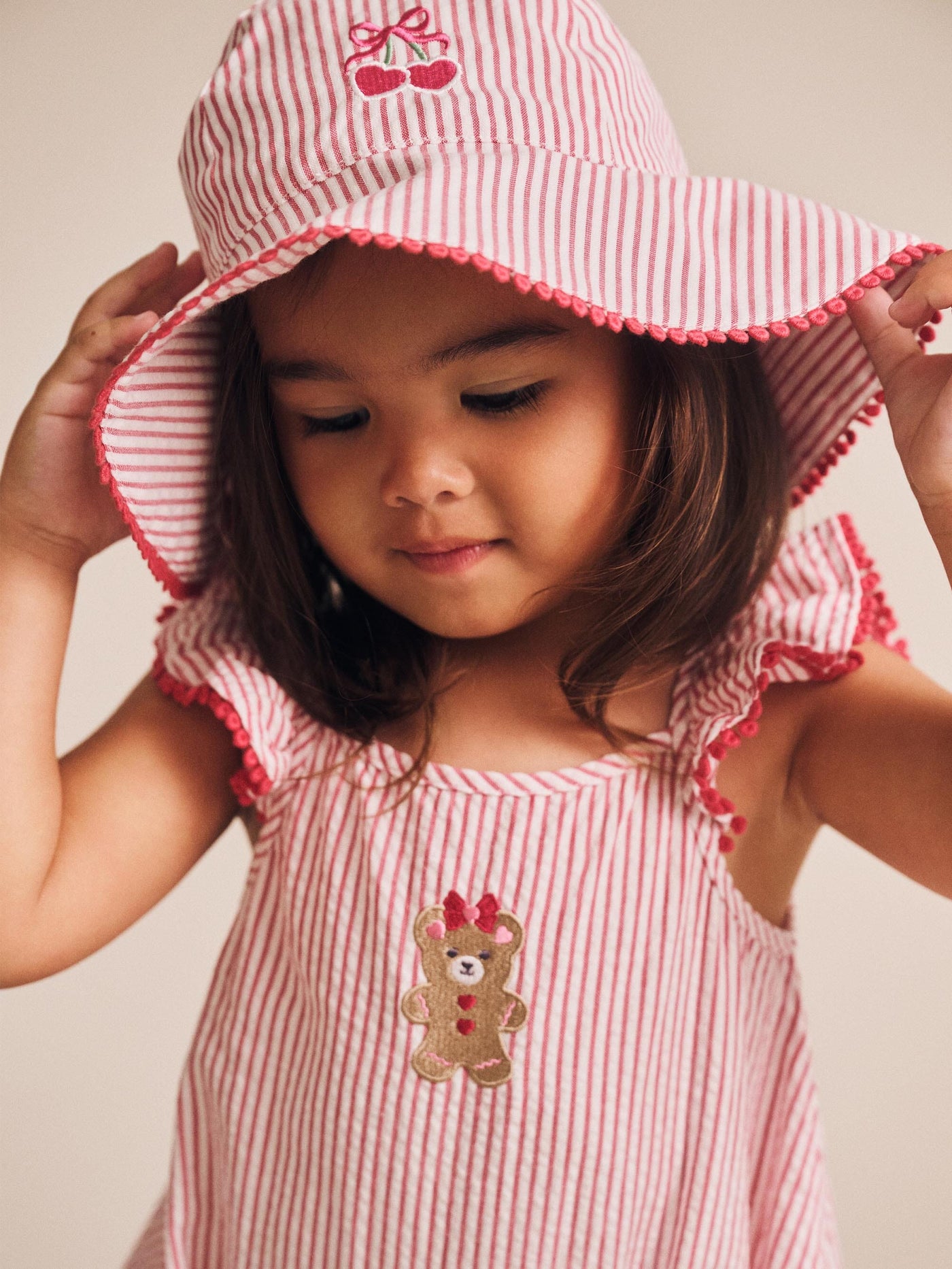 Huxbaby - Gingerbread Frill Playsuit - HB0303S25 Playsuit Huxbaby 